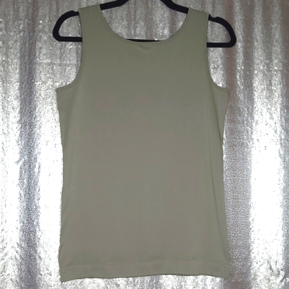 Chico's Euc Size 1 (Medium) Soft Warm Gray Revers… - image 2